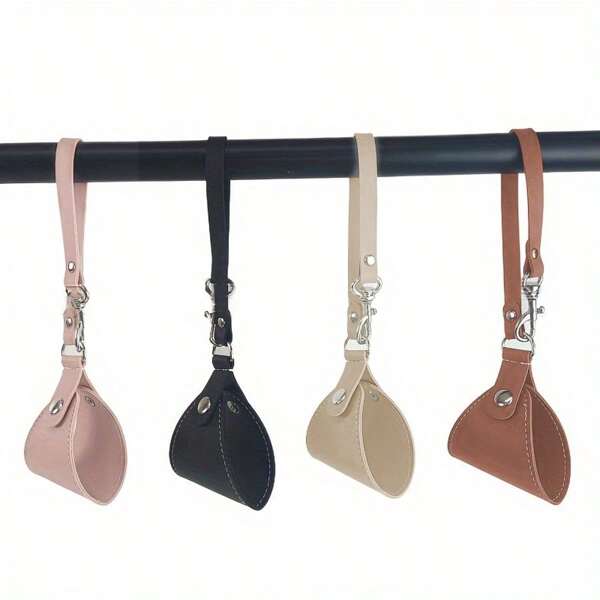 Chic Faux Pu Scarf & Glove Holder - Versatile Keychain Accessory For Women's Handbags, Perfec1pc Premium Leather Scarf Holder Clip - Portable Hand Glove Organizer For Outdoor Labor Protection, Sweat Towel Storage Accessory With Waist Hanging Designt For Outdoor Travel & Cycling Storage Travel Essentials Travel Accessories Vacation Summer Holiday Back To School