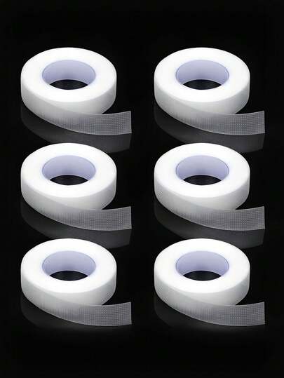 6 Rolls PE Eyelash Extension Tape, 9M Mini Transparent PE Tape, Under Eye Lash Tape, Makeup Kit/Lash Tools