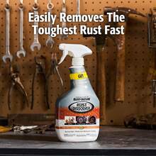 Disolvente de óxido Rust-Oleum en spray con gatillo en gel | Removedor de corrosión de uso intensivo para herramientas metálicas, autos, bicicletas, parrillas, pernos, armas de fuego y talla grande | 32 Onzas - 32 onzas líquidas (paquete de 1) - Ver 2