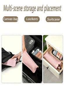 Bộ 1 tấm lót silicon chịu nhiệt, túi đựng máy duỗi tóc, túi đựng mỹ phẩm, túi trang điểm mini, hộp đựng dụng cụ làm tóc du lịch, thích hợp cho máy duỗi tóc, máy uốn tóc, máy tạo sóng, dụng cụ salon, hộp đựng cọ trang điểm du lịch, hộp đựng mỹ phẩm, túi trang điểm, đồ dùng cần thiết khi đi du lịch, phụ kiện nữ, đồ dùng du lịch - Nhiều màu - Xem 11