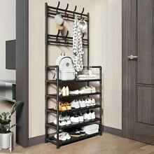 Arara 4/5 andar Sapateira Organizadora cabideiro suporte Multiuso Sapato Tenis Roupa Closet Quarto Armários