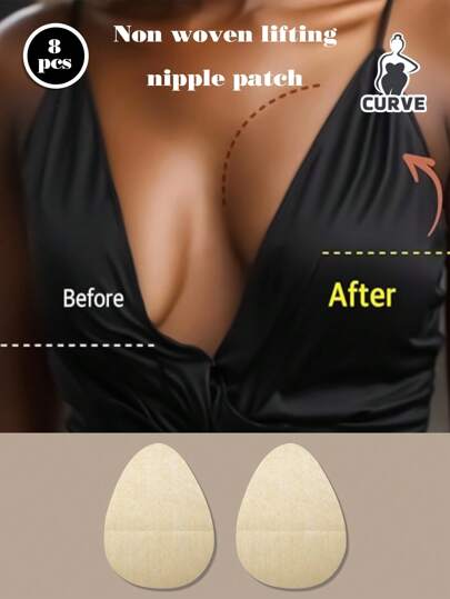 Scudo per capezzoli a forma di lacrima sexy e seducente, adesivi autoadesivi per sollevamento seno senza spalline, accessori di biancheria intima e lingerie da donna