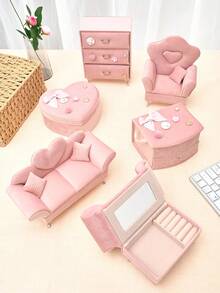 360° Rotating Jewelry Box With 5 Drawers, Side Glass Window, Large Size, Accessory Storage, Open Design, Slate Gray For Women Storage Organizer Travel Essentials For Women Storage Organizer Travel Essentials Gift Back To School