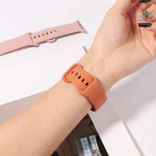 Correa de silicona deportiva compatible con bandas de de 40mm, 38mm, 41mm, 44mm, 45mm, 42mm, 49mm para mujeres y hombres, pulsera suave resistente al agua, correa de repuesto deportiva para bandas de Series 9, 8, 7, 6, 5, 4, 3, 2, 1, SE, Ultra