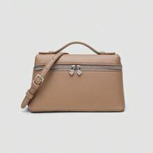 Bolsa de almuerzo de moda LP19, nueva bolsa de mano de modelo primavera/verano 2025 para mujer, bolso de hombro estilo tote y bandolera pequeño