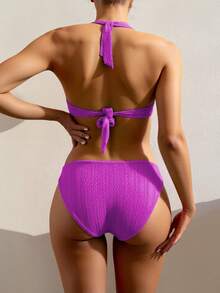 Violetta moda mare 意大利设计，纯色比基尼套装，适合夏季海滩度假