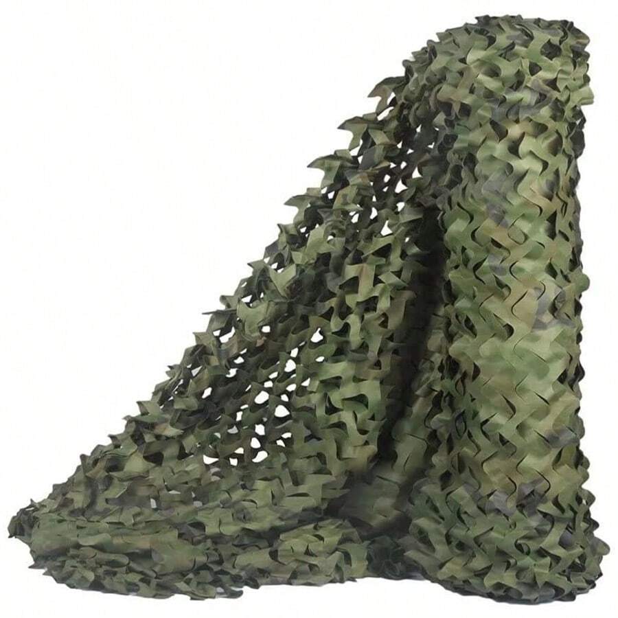 Camouflage Net, Fence Sunshade Net, Suitable For Birthday Parties, Decorations, Hunting, And Shooting Decorations - Multicolor - View 1