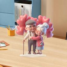 一起变老，甜蜜的爱，亚克力桌面摆件，家庭聚会，节日装饰，礼品，户外装饰，家居装饰客厅，生日，办公桌配件，教室装饰，万圣节，家居必需品，派对礼品，0.3厘米厚，户外装饰，家居装饰客厅，生日，办公桌配件，教室装饰，万圣节，家居必需品 - 彩色 - 查看 5
