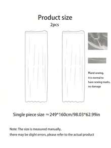 4/2/1 pieza Cortinas de mosquitero de tul blanco para uso en exteriores, cortinas de tul traslúcido con bolsillos para varilla, transpirables y de altura ajustable, aptas para gazebos, patios, cabañas, jardines, porches, pasillos y balcones