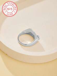 A 925 Silver Delicate And Elegant, Customized English Name Personalized Simple Model Ring, Is A Christmas, Memorial Day, Valentine's Day, Thanksgiving Day Women's Jewelry, A Gift With A Wonderful Commemorative Significance,Glow & Grace
