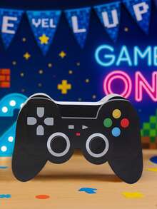 6 قطع/مجموعة صندوق هدايا بموضوع ألعاب الفيديو، صندوق حلوى بنمط وحدة التحكم، إمدادات حفلة عيد ميلاد بموضوع ألعاب، ديكورات حفلة الكشف عن نوع الجنين، ديكورات حفلة زفاف، إمدادات حفلة زفاف، ديكورات عيد ميلاد، ديكورات حفلة - لوحة الألعاب - مشاهدة 8