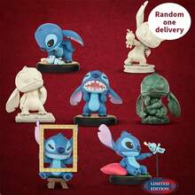 Stitch Art Gallery Scene Blind Box, Merchandise, Lilo & Stitch's Stitch, Super - Cute Scene Pendant, Anime - Themed Collectible Item - Multicolor - View 1