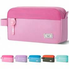 Estuche de Lápices de Gran Capacidad, Verde Menta, Bolsa de Lápices, Estuche para Bolígrafos - Rosa - Ver 1