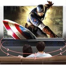 FOPEAS [Upgraded Speaker Strip] RGB Audio Speaker For TV Computer Home Theater - Living Room Audio System - Black - View 3