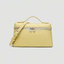 Bolsa de almuerzo de moda LP19, nueva bolsa de mano de modelo primavera/verano 2025 para mujer, bolso de hombro estilo tote y bandolera pequeño