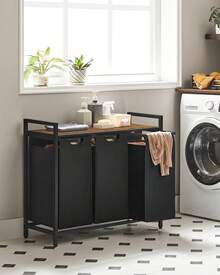Laundry Baskets - Marrone Vintage E Nero - View 1