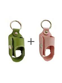 1/2 piezas Portainhalador de asma, bolsa de almacenamiento para spray para la tos, estuche portátil ligero de PU para inhalador de asma para adultos (inhalador no incluido), bolsa de almacenamiento antibacteriana para botella de spray, bolsa portátil de almacenamiento para medicamentos, estuche (solo soporte), adecuado para asistencia, viaje, compras. Regalo ideal para familiares y amigos, Navidad, Halloween - Multicolor - Ver 16