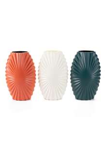 1 Pc Plastic Vase, Nordic Style Creative Flower Holder, Ideal Decor For Living Room TV Cabinet, Home Desk. Suitable For Potted Plants, Fresh Flowers, Dried Flowers And Floral Arrangement. Perfect Accessory For Weddings, Parties, Office Desks And Computer Desks. Can Be Paired With Artificial Flowers And Vases To Meet Various Decoration Needs, Birthday Or Graduation Gifts,Halloween Decor Home Decor Halloween Decor Fall Decor Room Decor