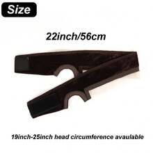 女士蕾丝假发握带，假发握把带耳孔天然蕾丝边，1 件防滑可调节假发头带 - 彩色 - 查看 6