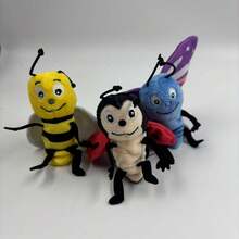 1pc Insect Series Finger Puppet Plush Doll, Cute Dragonfly, Butterfly, Ant, Bee Finger Puppets, Parent-Child Interactive Educational Doll - Multicolor - View 11