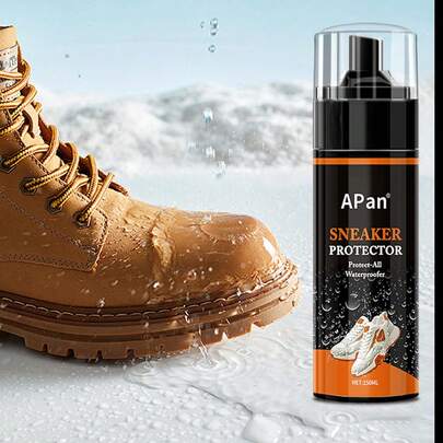 防水鞋保护剂（150毫升）适用于运动鞋、绒面革、帆布、皮革或白色鞋子的防水剂