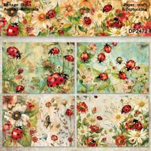 8 Stücke A5 ästhetisches Sammelalbum Papier A5 Muster, einseitig, Sammelalbum Decoupage Papierblock für DIY Basteleien, Journaling, Sammelalbum Zubehör, Geschenkverpackung, Album Kunst, dekoratives Bastelpapier