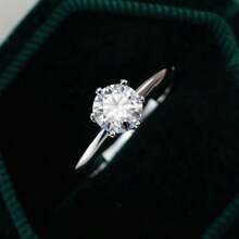 Sterling Silver Women's Ring, Single Sparkling Princess Cut Stone Ring, Ideal For Wedding, Proposal And Mother's Day Gift