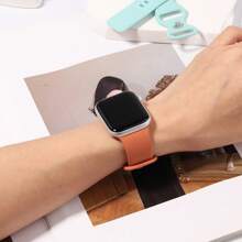 Correa de silicona deportiva compatible con bandas de de 40mm, 38mm, 41mm, 44mm, 45mm, 42mm, 49mm para mujeres y hombres, pulsera suave resistente al agua, correa de repuesto deportiva para bandas de Series 9, 8, 7, 6, 5, 4, 3, 2, 1, SE, Ultra