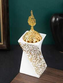 1 件装阿拉伯祝福黑色带金属盖卧室香薰摆件客厅家具摆件 - 黑色 - 查看 15