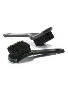 1pc Black PP Car Tire Rim Carpet Wheel Brush, Car Cleaning Tool Accessory