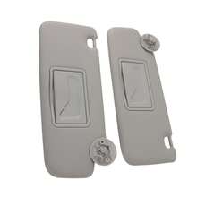 1 Par Parasol Bloqueo UV Gris Izquierda Derecha Parasol con Espejo para S*ONIC 2012 - 2020, MATIZ 2004- 2017, SPARK 2011-2022 -Fácil Instalación - Gris - Ver 7