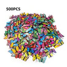 50 Pieces Butterfly Wall Decoration - Plastic Butterfly Wings Foldable Removable Waterproof Reusable Wall Stickers For Family Room Bedroom Nursery Party Wedding Festival Decoration ... Gifts Birthday Graduation Room Decor Home Decor Bathroom Decor Bedroom Decor Room Decoration Stuff Living Room Decor House Decor Home Decor Living Room Wall Art Wall Paper