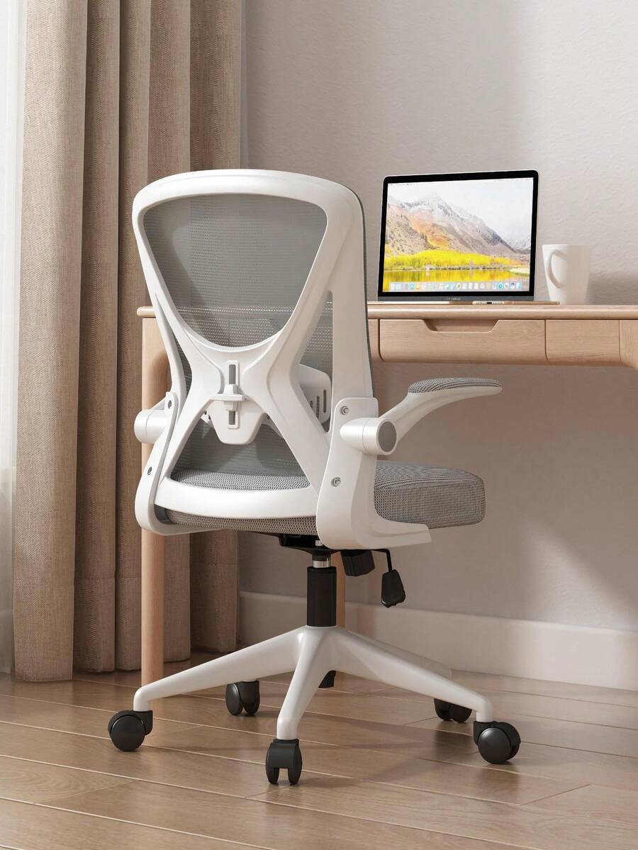 Silla Oficina Ergonomica Con Respaldo Soporte Lumbar Separado - Gris - Ver 1