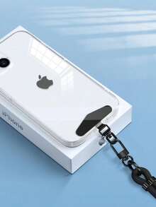 360 Degree Rotatable Stainless Steel Phone Case With Anti Drop Patch And Back Attached Soft Film That Does Not Damage The Phone - Universal Ultra-Thin Metal Hanging Rope Anchor - Multicolor - View 4