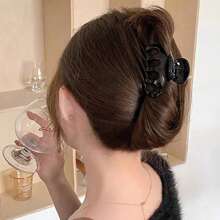 4 Stücke/1 Stück glänzende Gelee Farbe mittelgroße 6 cm leichte Kunststoff Haar Clips in Krallen-Form, modische vielseitige hochwertige elegante Haarschmuck für Frauen, Haarklammern, Haarspangen, Haarklemmen, Haargreifer