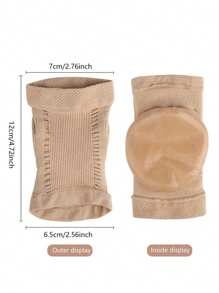 1 Pair Silicone Heel Protector Leg Warmers, Moisturizing Cracked Heel Treatment Foot Sleeve Leg Warmers For Men And Women