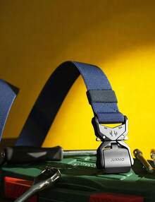 JUKMO Tactical Belt, Hiking Rigger 1.5 Nylon Web Work Belt With Heavy Duty Quick Release - 藍色 - 查看 7