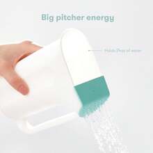Frida Baby Control The Flow Bath Rinse Cup, Tear Free Rinser To Wash Hair And Body With Easy Grip Handle And Removable Rain Shower, Made In USA - 1 - View 10