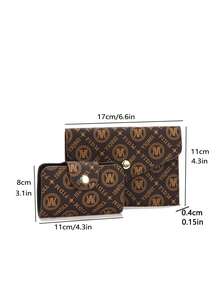 This Year's Popular Three Pieces Set Of Mother And Daughter Bags, Classic Large Capacity Women's Casual Handbag, High-End Temperament Women's Presbyopia Bag - Gold - View 9