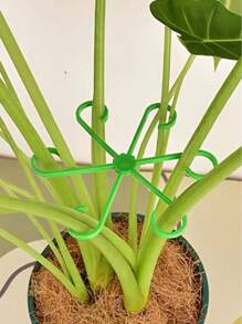 4 Packs Of Durable Plant Support Clips,Plant Support Fasteners,Sturdy Stem Clamps For Climbing Plants - Plastic Material,Or Indoor Climbing Plants, Plant Supports(Random Color)