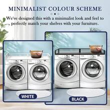 Heavy Duty Washer Dryer Countertop 27.6" Depth X 57" Width Stainless Steel Laundry Countertop Washer And Dryer Countertop For Laundry Room Organization Black - Black - View 5