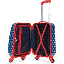NAUTICA Kids Luggage - 18" Airline Approved Rolling Hardside Upright Carry-On Suitcase Set With Wheels (Shark Attack | 5pc Travel Set) - Nautica Peace - View 2