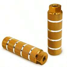 1 对铝合金防滑自行车脚踏，山地车/BMX 脚踏，自行车后短脚踏，适合 3/8 英寸轴（请在购买前测量您的自行车尺寸，以避免不必要的消耗）