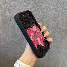 For IPhone16ProMax/16Plus/16Pro/16, IPhone15/14/13/12/11? New Italian Case Solution Silicon TPU Hand Protection, Precision Hole Protection, Shock-Proof And Drop-Proof One-Piece Silicon Hand Protection Cover - Black - View 2