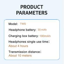 Wireless Earphones, Touch Control Earphones, Ear Clip Style Earphones That Don't Hurt The Ears, Compatible With Apple Earphones Earclip Earphones