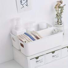 12/6 Stücke stapelbare Kunststoff Aufbewahrungsbox mit Griff - ein universelles Organisationstool für Büros, Zuhause und Kleiderschränke. langanhaltend und stabil, geeignet für Schreibwaren, Kosmetikprodukte, Socken, Unterwäsche und andere Artikel. Mit platzsparender Schubladengestaltung in Form von Körben, Boxen, Behältern usw., um Haushalte effizient zu organisieren, Schulanfang