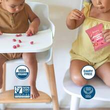 Bocaditos orgánicos de avena Amara de sabor fresa - 7g - Rosa - Ver 5