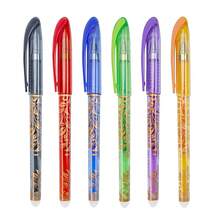 6pcs Erasable Ball Point Pens, Marker Pens, Student Journaling Pens, School Ball Pens, Stationery Writing Supplies, Office Student Exam Pens, Creative Student Stationery, Prize Pens, Creative Stationery, Back To School Supplies, School Stationery, Gift Pens - Multicolor - View 2