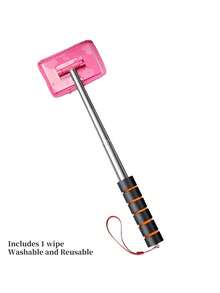 1pc/3pcs/5pcs Windshield Cleaning Tool Set - Extendable & Detachable Handle, Microfiber Cloth Car Glass Cleaning Brush, Car Windshield Squeegee, Suitable For Auto Detailing, Windshield, Truck, SUV, RV And Home Windows, Car Cleaning Kit, Car Glass Cleaner, Windshield Cleaner