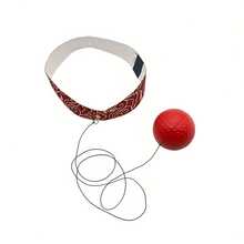 Head Mounted Boxing Agility Training Ball, Martial Arts Punching Reaction Reflex Ball, Adult Home Fitness Equipment, Adjustable Anti-Drop Speed Ball, Gym - Multicolor - View 7